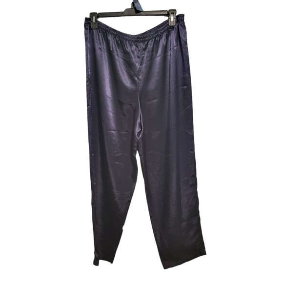 Victoria's Secret Gold Label Vintage Floral Satin Sleep Set Pajamas Size Medium - Picture 5 of 9